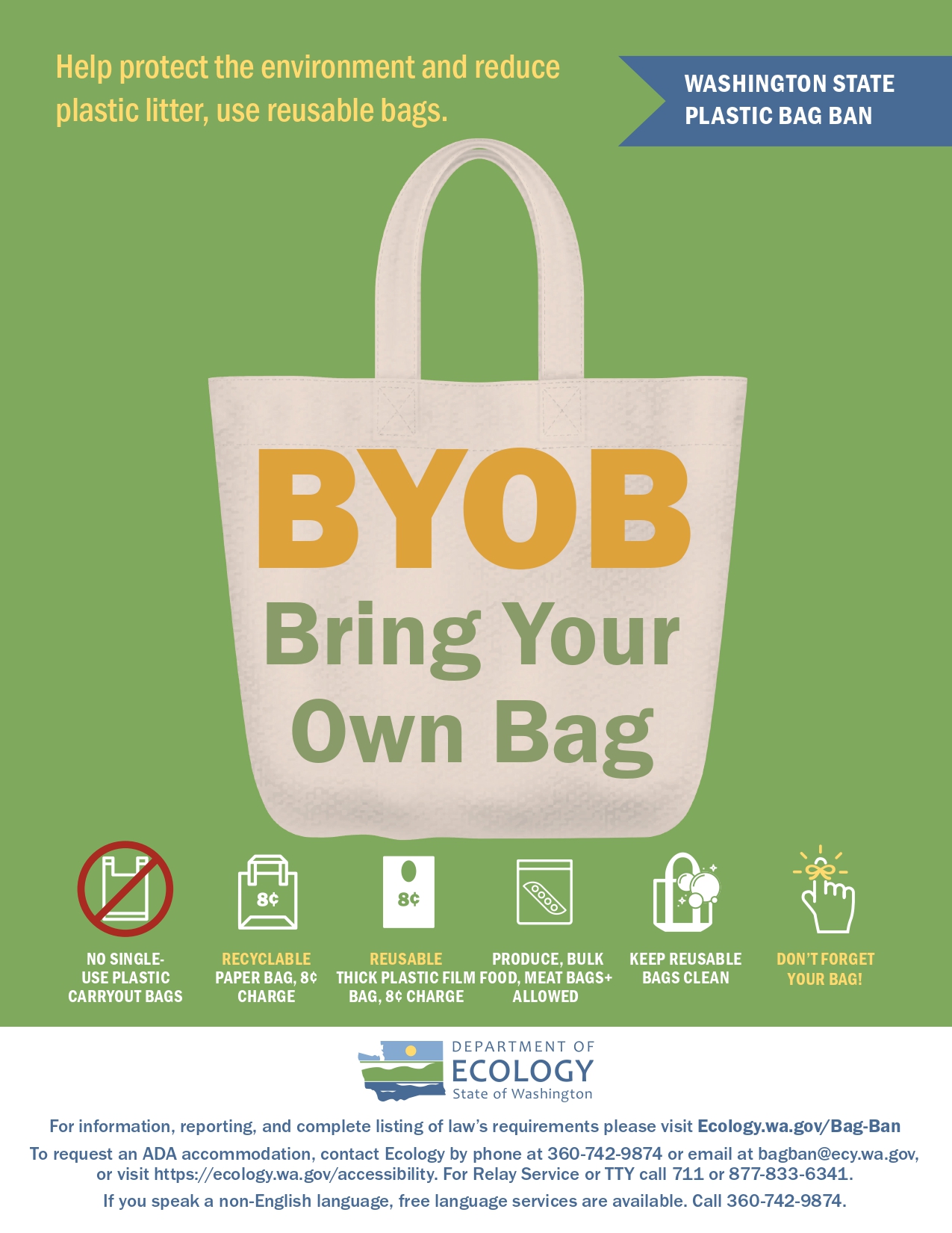 Shopping Bag Restrictions City of Tacoma